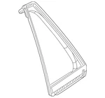 Genuine Ford Quarter Glass Seal DT4Z7829905A. Fixed Price $64.64.