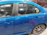 Used Rear Left Door Assembly Side Fits: 2016 Mitsubishi Lancer W/o Turbo Fr. Fixed Price $255.90.