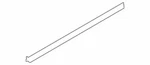 Genuine Volkswagen 2011-2017 Touareg Right Door Belt Molding 7P0-837-476-H-7Z7. Fixed Price $104.12.