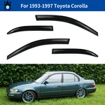 Acrylic Window Visors FITS1993-1997 Toyota Corolla Vent Rain Sun Guards. Fixed Price $39.99.