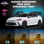 Ceramic For Toyota Camry Pre Cut Window Tint Film Kit 1990-2026 All Sides + Back. Fixed Price $80.00.