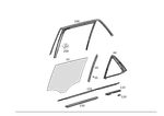 Genuine Mercedes-benz Window Guide Rail Repair Kit Left (2006-2019) 1667352500. Fixed Price $278.83.