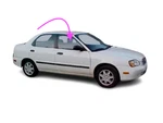 FITS:1995-2002 Suzuki Esteem 4DOOR Sedan Passenger Front Right Window Glass. Fixed Price $190.95.
