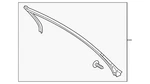 Genuine Ford Upper Weather-strip FR3Z-6321597-B. Fixed Price $220.19.