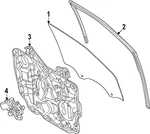 Genuine Ford 2022-2023 Maverick Run Channel NZ6Z-6021597-A. Fixed Price $192.09.
