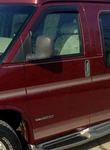 Trailfx 3M Tape-on Outside Door Guards Vent Visors For 96-25 Express Savana. Fixed Price $59.95.