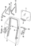 Genuine Ford Run Channel D5UZ-1121550-B. Fixed Price $62.92.