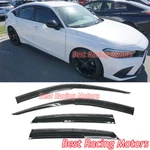 For 2022-2026 Honda Civic 4/5DR Sport Mu-gen Style Side Window Visors. Fixed Price $61.80.