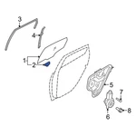 For Hyundai Elantra 2007-2010 834122H000 Rear Door Glass Attaching Clips. Fixed Price $32.39.