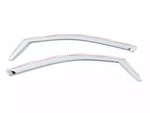Putco Chrome Window Visors For Chevy Silv 1500 20-25 Front Channel Crew. Fixed Price $181.99.