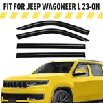 Rain Guards Vent Visors Shade For 2023-2026 Jeep Wagoneer L. Fixed Price $47.24.