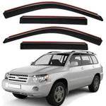 In-channel Sleek Window Vent Visor Rain Guard For 2001-2007 Toyota Highlander. Fixed Price $42.93.