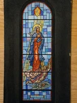 Photo:sherman Family Window Stained Glass Assumption Design 1950S-1990S. Fixed Price $13.49.
