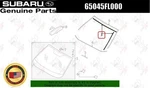 Subaru Oem Windshield Frame Weatherstrip Seal. Dam Rubber 65045FL000. Fixed Price $9.00.