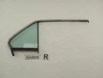Jaguar XJ6 Passenger Right Rear Quarter Window Glass With Chrome Molding 80-92. Fixed Price $51.90.