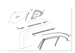 Genuine Mercedes-benz Window Divider 213-730-01-19. Fixed Price $75.08.
