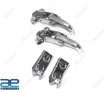 Windshield Interior Latch Kit Chrome Fits Willys Jeep Mb M38S Cjs Ford A2227. Fixed Price $24.99.