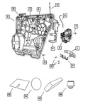 Genuine Mopar Rear Door Glass Channel Left 68043893AA. Fixed Price $25.99.