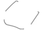 Genuine Honda Lift-gate Glass Seal 73226-SZW-000. Fixed Price $15.09.