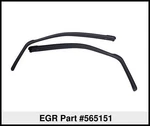Egr 561521 Front In-channel Window Visors Black For 07-18 Wrangler Jk. Fixed Price $59.00.