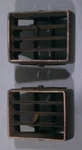 1976 - 1980? Dodge Aspen Plymouth Volare Dash Bezel A/c Air Conditioning Vent Pr. Fixed Price $35.00.