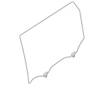 Genuine Nissan Door Glass 82301-6FL1A. Fixed Price $214.40.