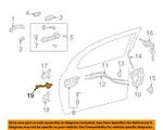 Pontiac Gm Oem 03-08 Vibe Front Door-hinge Check Left 88973010. Fixed Price $125.46.