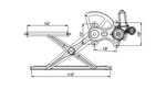 Power Window Motor And Regulator Assembly Tyc 660102 Fits 03-08 Toyota Matrix. Fixed Price $81.44.
