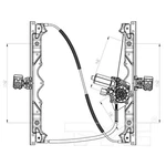 Tyc 660430 Power Window Motor Regulator Assembly For 06-10 Grand Cherokee. Fixed Price $102.99.
