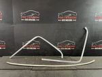 77-85 Mercedes 300D Rear Back Glass Chrome Surroundvtrim Molding Set. Fixed Price $200.00.