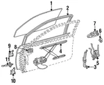 Genuine Toyota Run Channel 68141-16180 Qty. Fixed Price $21.18.