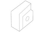 Genuine Hyundai Door Glass Retainer 82413-17000. Fixed Price $7.04.