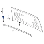 For Acura Mdx 2001-2026 91502S70003 Back Glass Clip. Fixed Price $25.54.