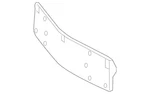 Genuine Mercedes-benz License Plate Holder 231-817-09-78. Fixed Price $145.52.