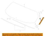 Honda Oem 16-22 Hr-v Lift Gate Glass-dam 73214T7WA01. Fixed Price $23.37.