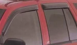 Front And Rear Tape-on Side Door Window Weather Deflector Set Smoke Black. Fixed Price $43.88.