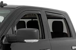 Rough Country In-channel Window Rain Guards For Ram 1500 Crew Cab, Smoke. Fixed Price $140.88.