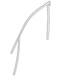Genuine Bmw Run Channel 51-33-9-451-281. Fixed Price $280.99.