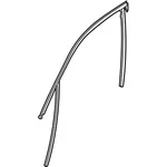 Genuine Bmw Window Guide For Trim Front 51-33-7-416-496 New. Fixed Price $119.87.
