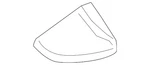 Genuine Volkswagen Side Cover 7L0-858-547-9B9. Fixed Price $9.64.