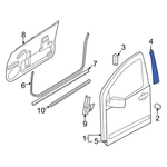 For Infiniti QX56 2004-2010 808127S00A Front Right Black Out Tape. Fixed Price $57.42.