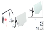 Bmw X3 F25 Window Guide For Rear Right Door 51357311264. Fixed Price $231.01.