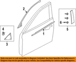 Mazda Oem 14-21 Front Door Exterior Trim-belt Molding GHP950640F. Fixed Price $51.76.