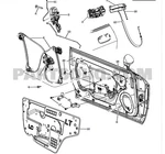 Ford F150 Front Door Left Glass Retainer 9L3Z-1825805-A. Fixed Price $100.89.