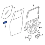 For Dodge Ram 1500 2009-2010 55397153AC Rear Door Glass Attaching Clips. Fixed Price $25.15.