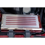 Fuse Box Cover Dark Blue Inlay&brushed Top Plate For 15-16 Mustang Gt Polished. Fixed Price $69.74.