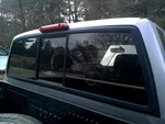 Back Glass With Sliding Window Privacy Tint Fits 98-04 Frontier 161524. Fixed Price $80.00.