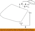 Gm Oem 97-19 Corvette,ssr,xlr Glass-windshield Spacer 10407149. Fixed Price $28.95.