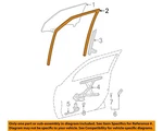 Toyota Oem 06-08 Corolla Front Door Glass Hardware-run Channel 6814102211. Fixed Price $112.93.