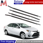 4PCS Door Window Weatherstrip Trim Molding Belt Kit For Toyota Corolla 2019-2022. Fixed Price $64.15.